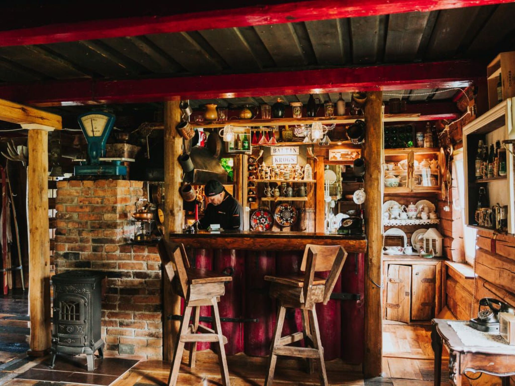 Landgut "Baltin Krogs" mit eigenem Garten-Inside