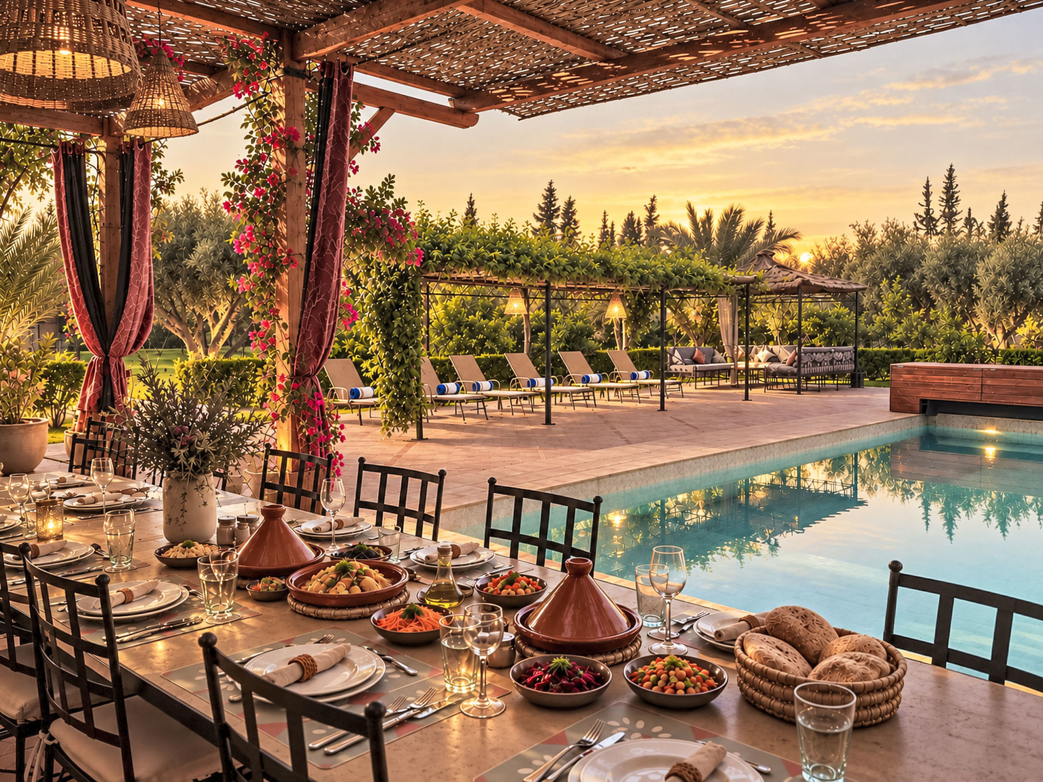 Villa Malaa'ika für 20 Personen in Marrakesch — Terrace (4 of 33)