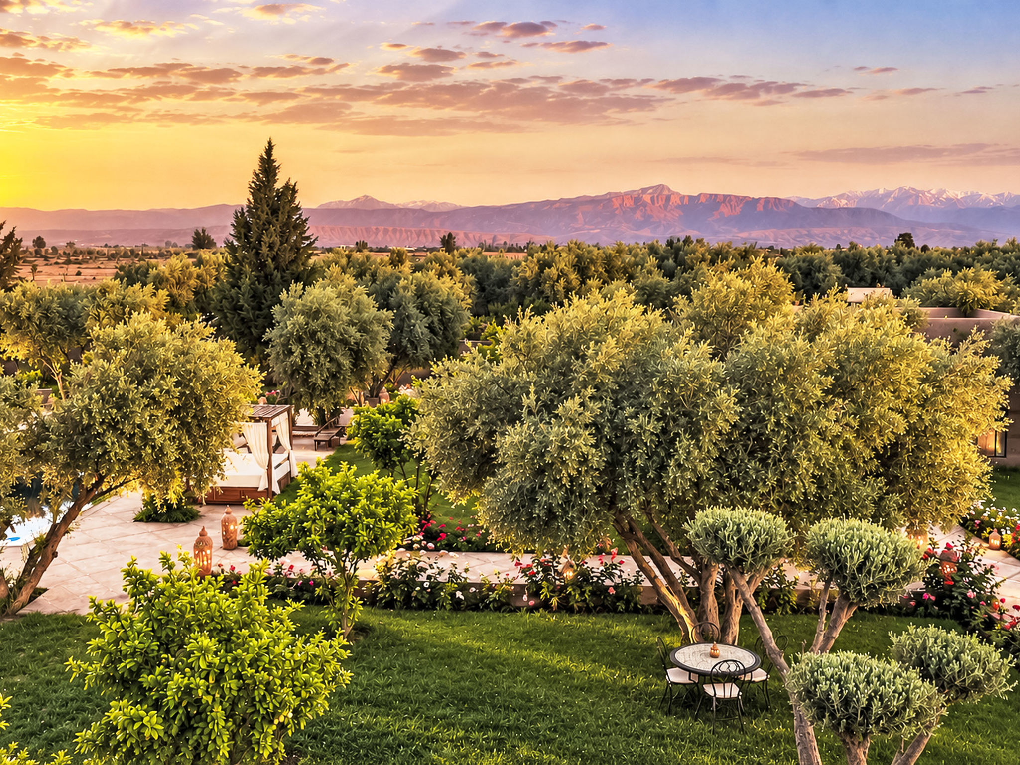 Maison Villa Malaa'ika für 20 Personen in Marrakesch – Vue aérienne, photo 27 sur 33