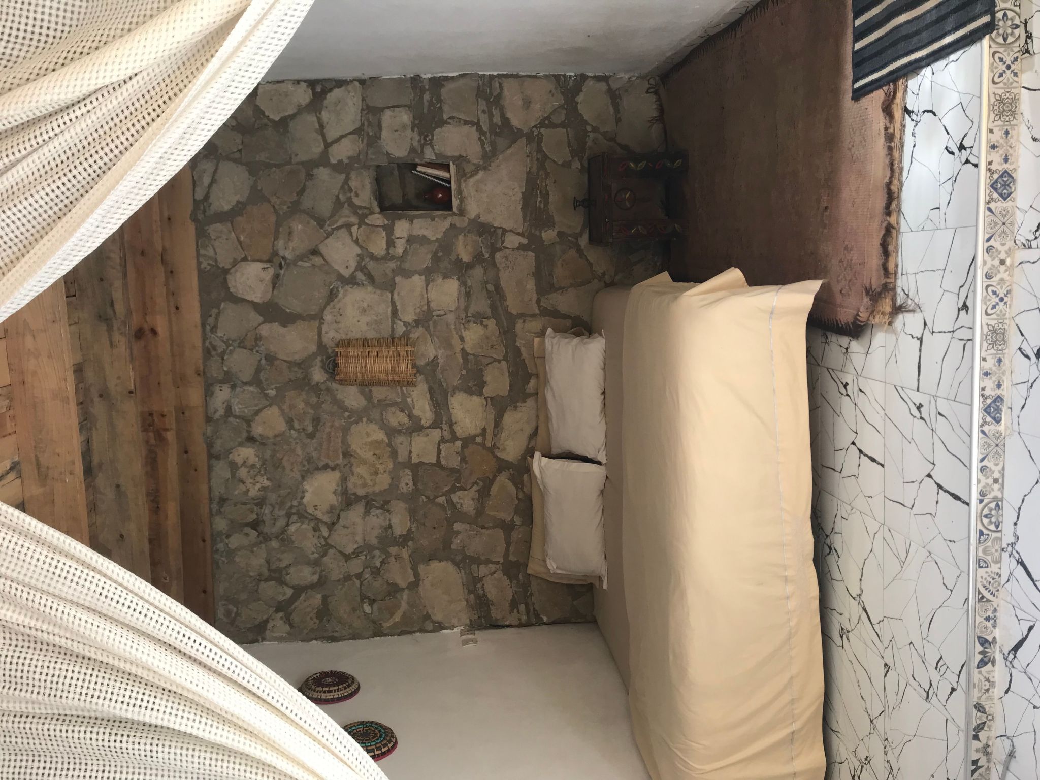 Chambre Hütte "Fischerhütte" mit Terrasse – Chambre, photo 17 sur 51