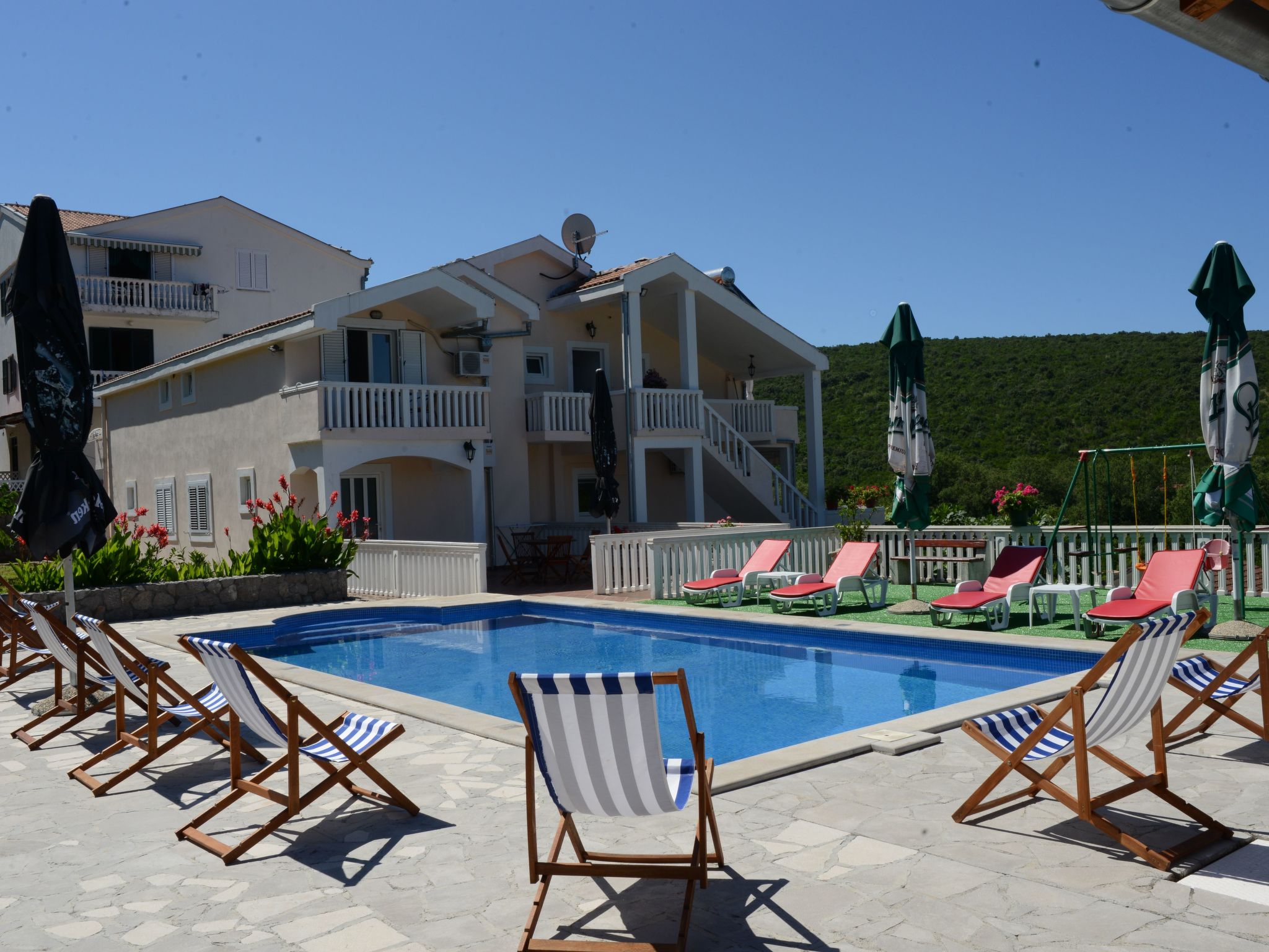 Studio mit Meerblick vom privaten Balkon