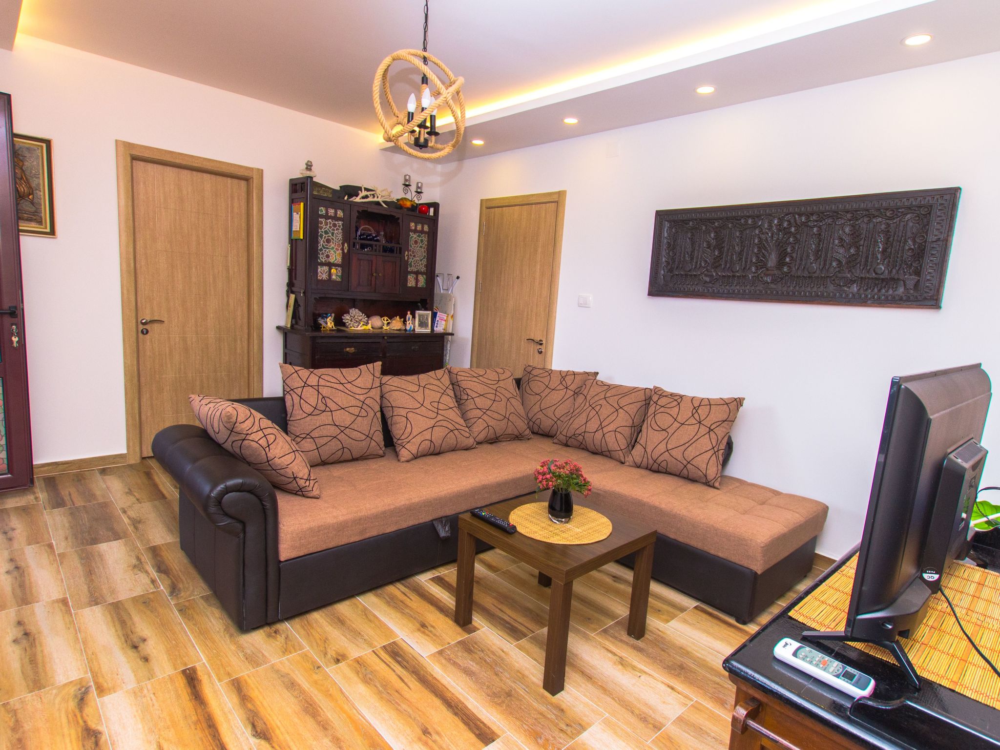 Familienfreundliche Wohnung direkt am Meer-Binnen