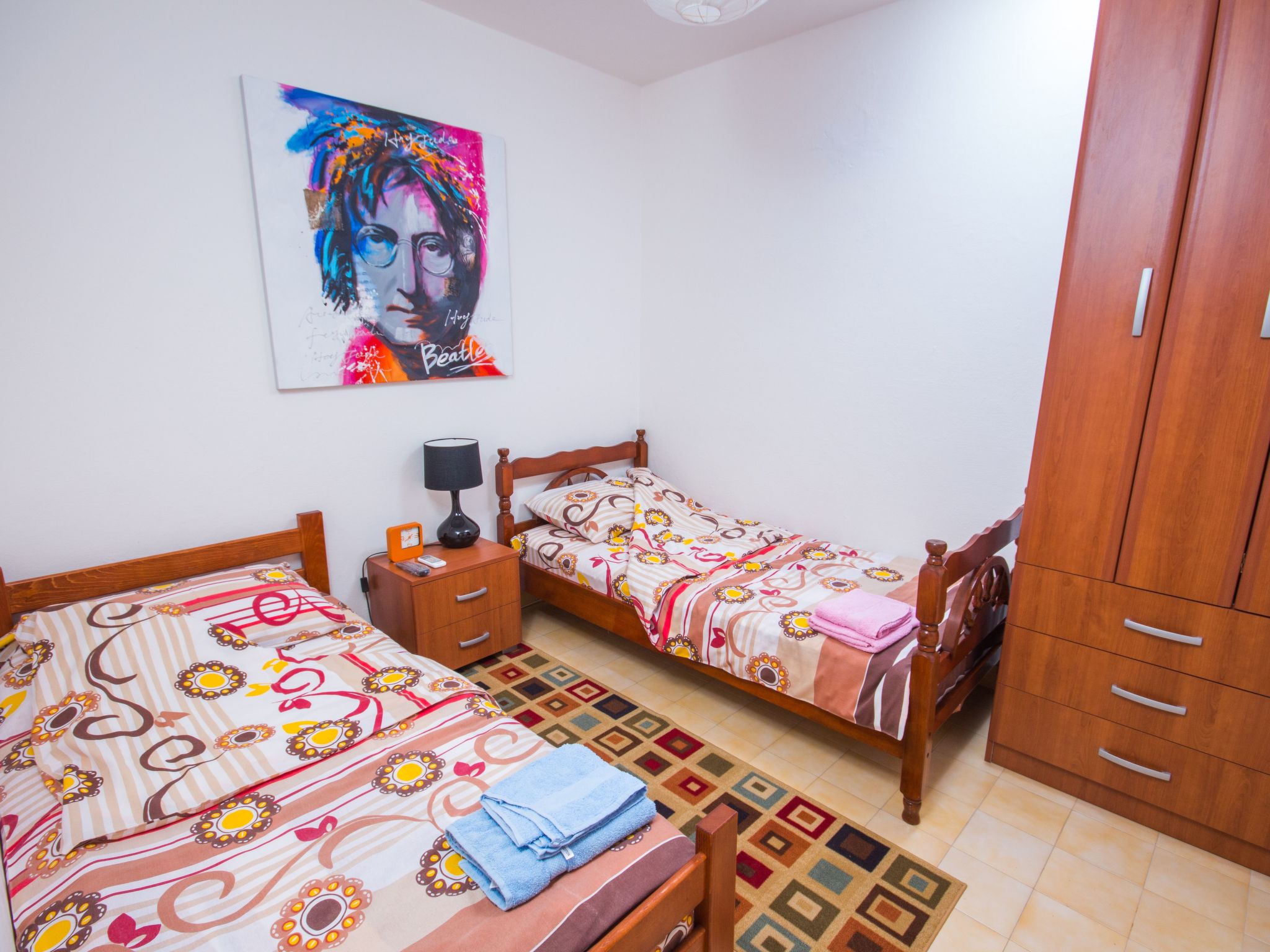 Familienfreundliche Wohnung direkt am Meer-Binnen