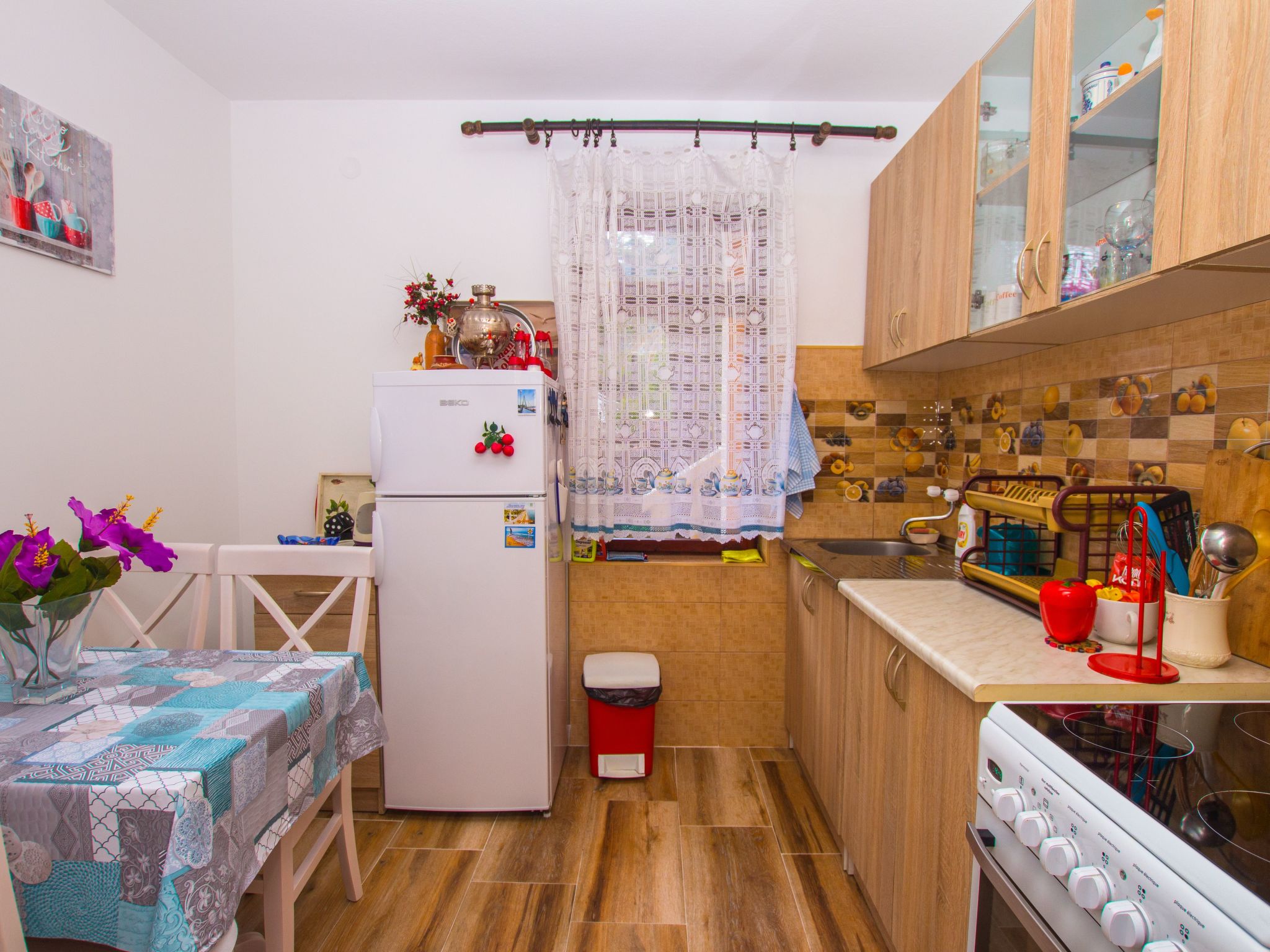 Familienfreundliche Wohnung direkt am Meer-Binnen