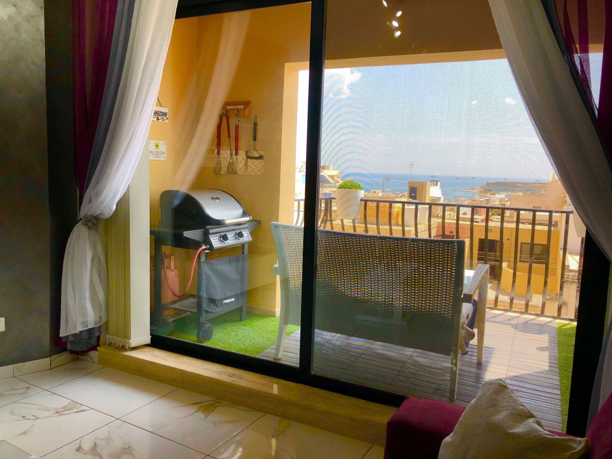 Gemütliche Ferienwohnung mit Meerblick