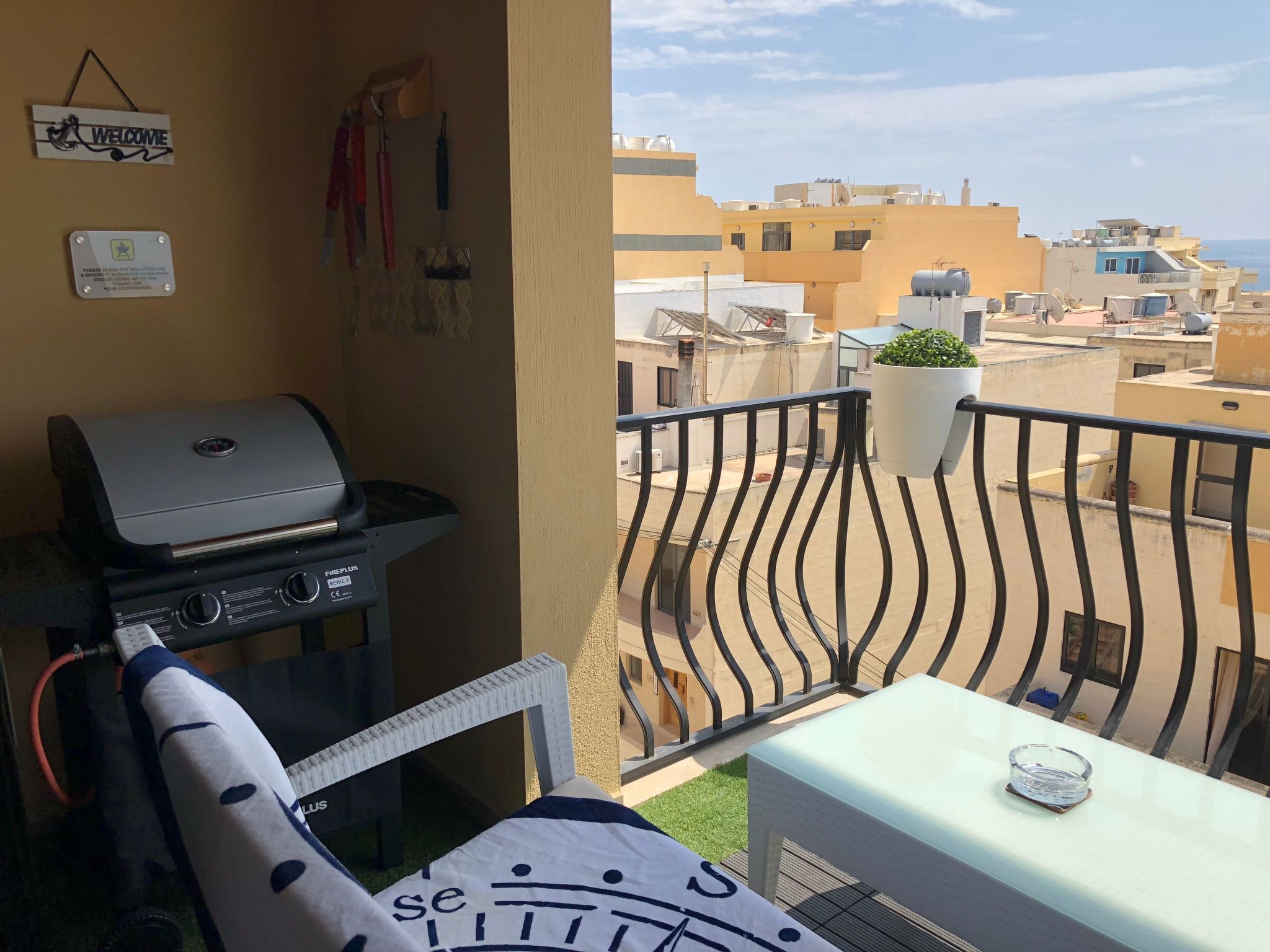 Gemütliche Ferienwohnung mit Meerblick