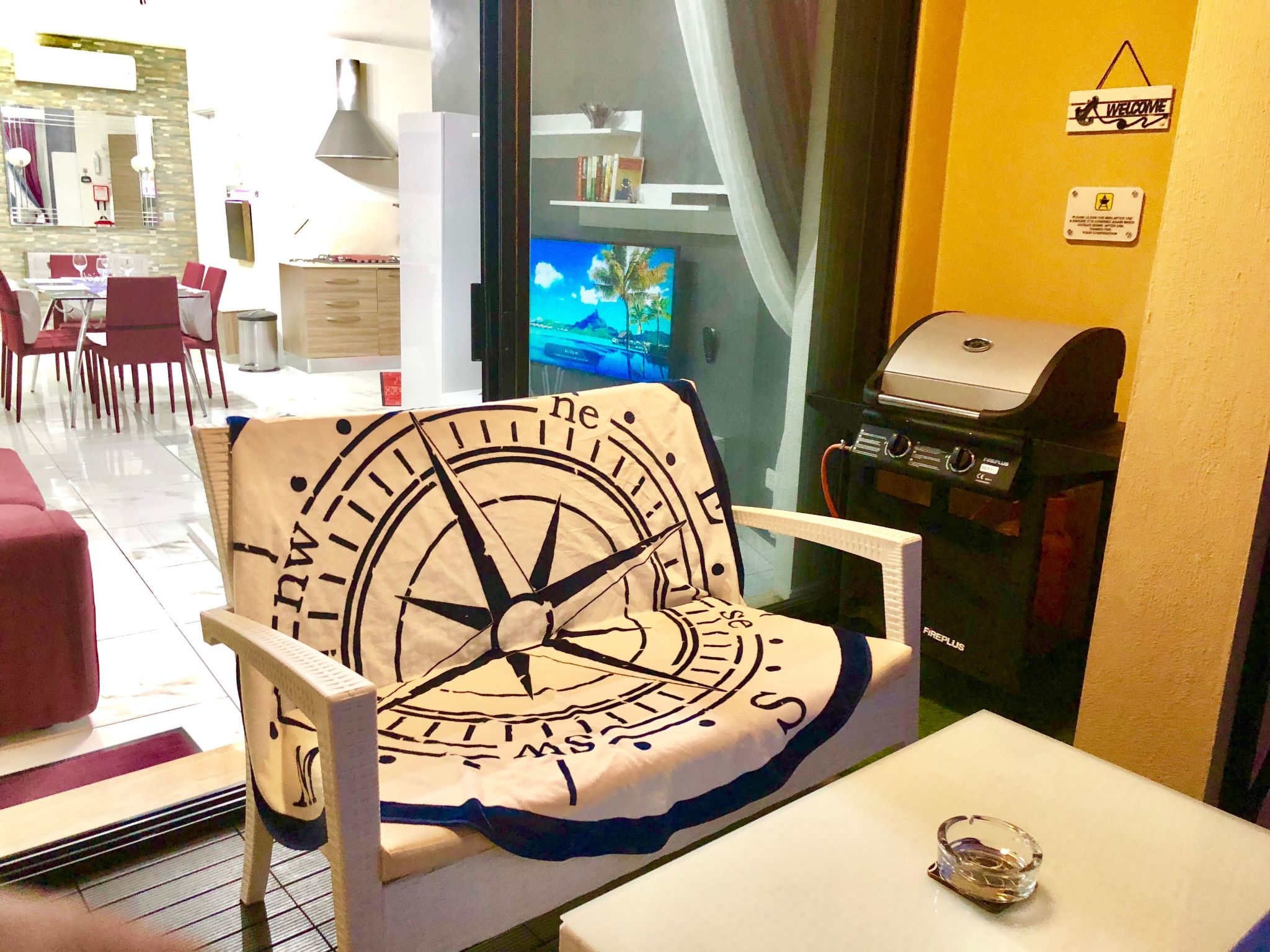 Gemütliche Ferienwohnung mit Meerblick