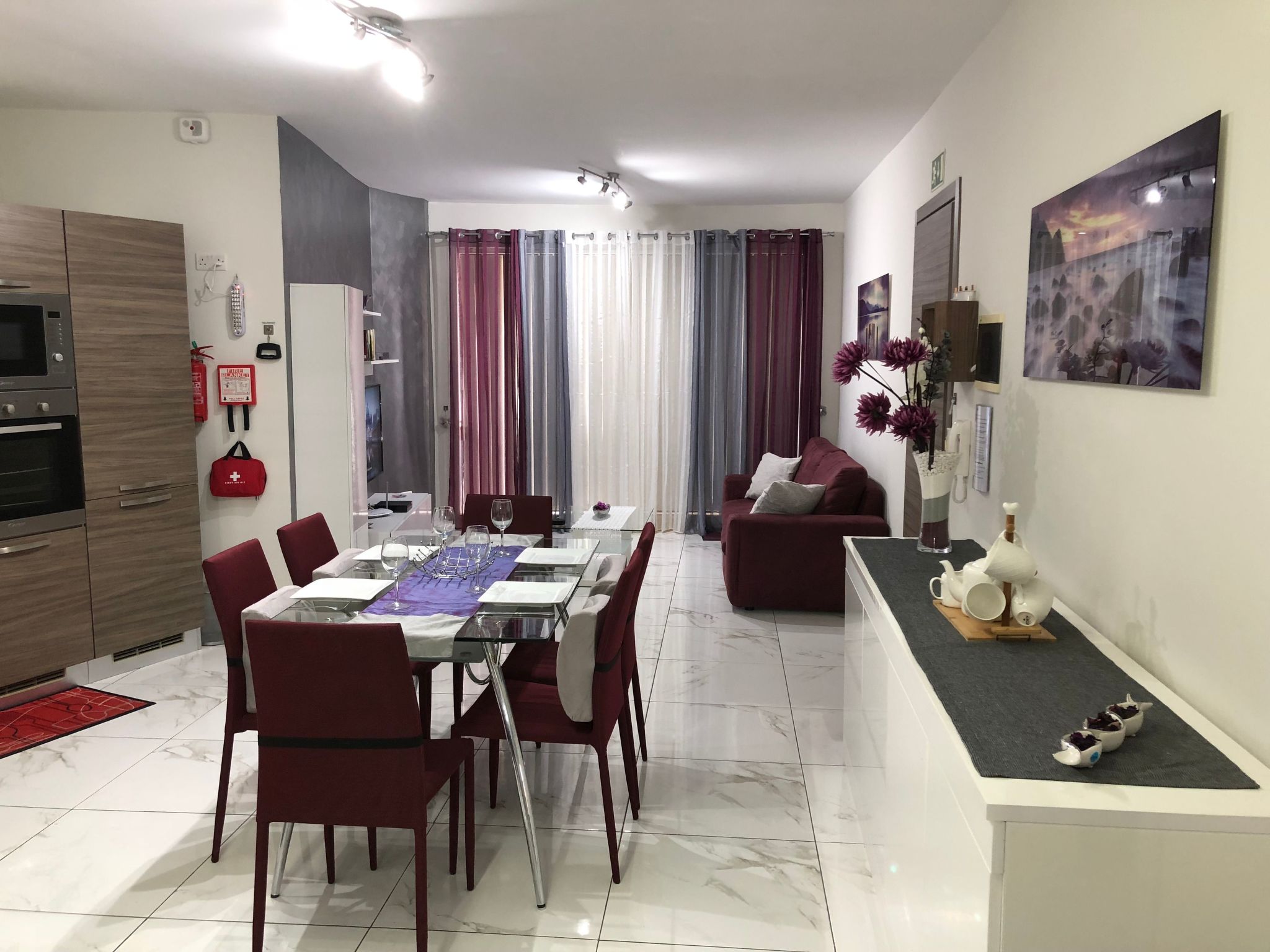 Gemütliche Ferienwohnung mit Meerblick-Inside