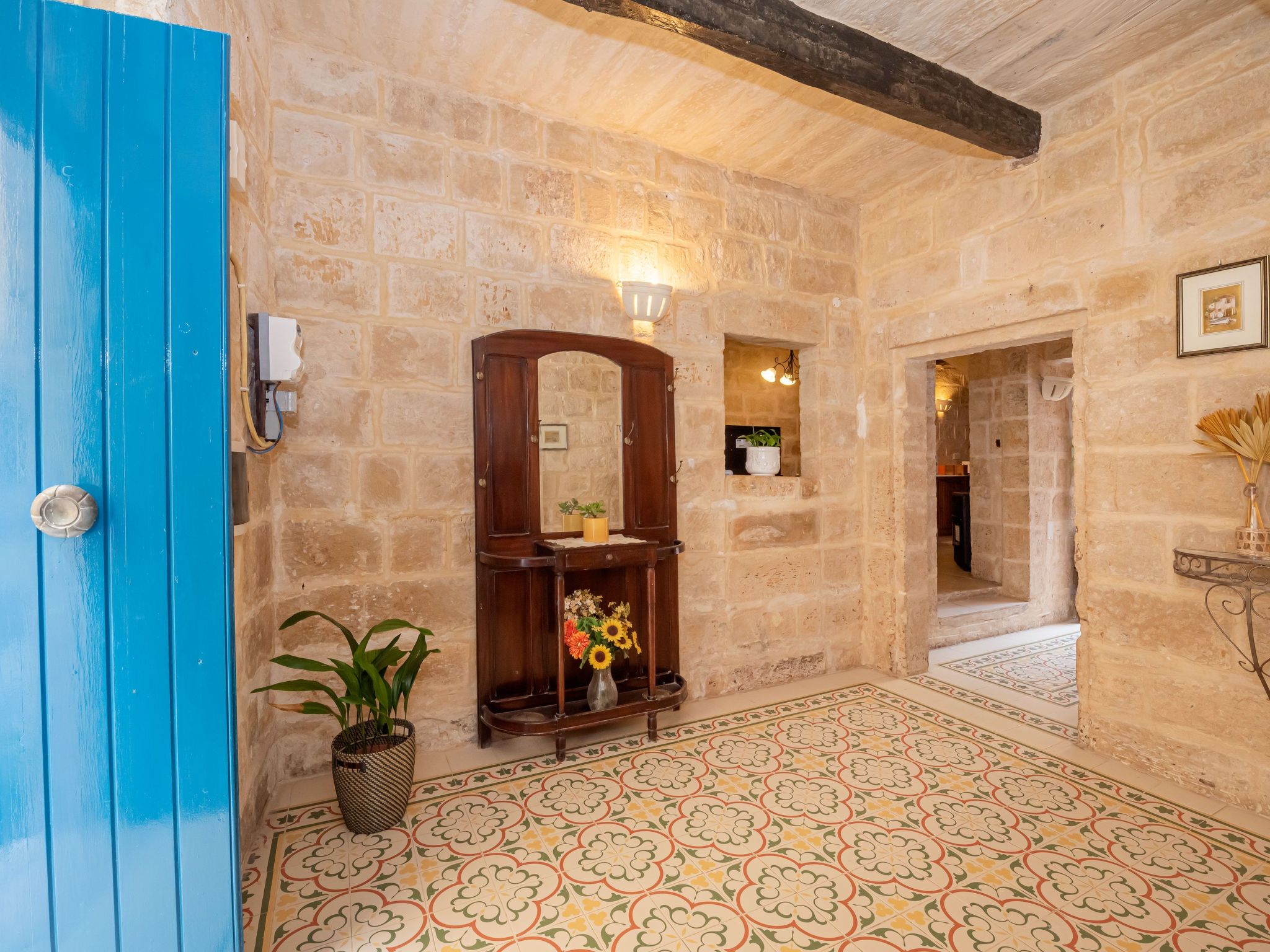 "Casa Melita" in der Nähe des mittelalterlichen Mdina-Inside