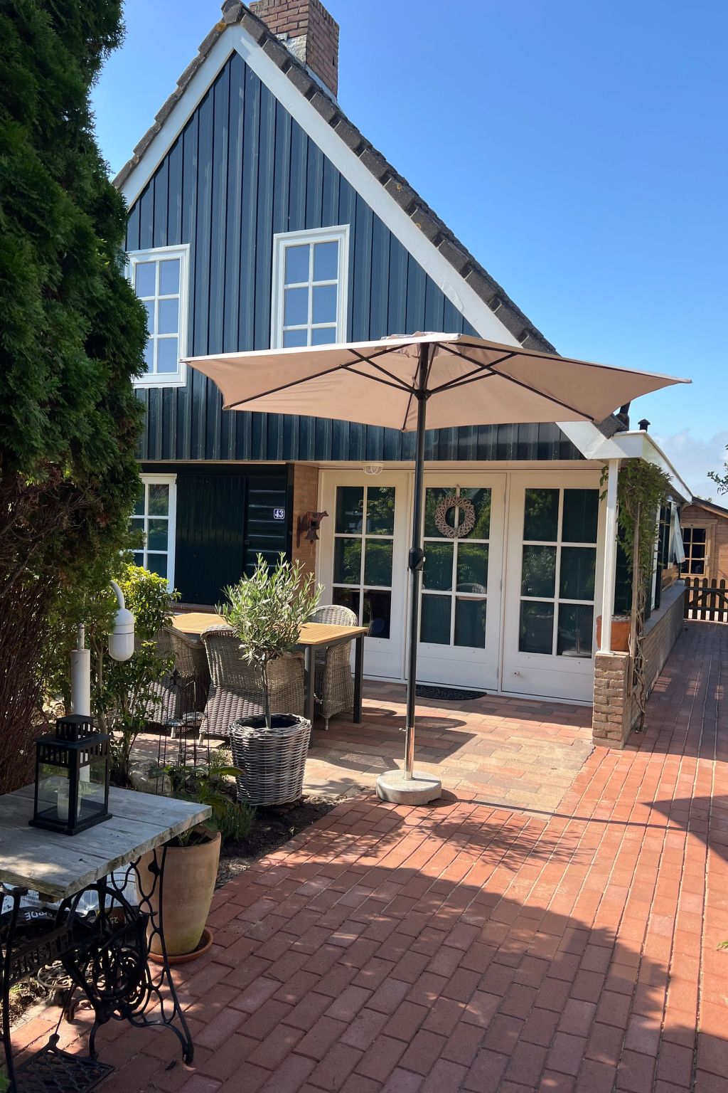 Ferienhaus mit umzäuntem Garten in Oudesluis (Niederlande) und 1 Hund erlaubt