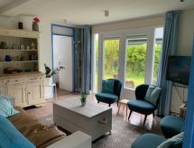 Vrijstaand vakantiehuis met tuin op 600m van zee, 10 pers. - thumbnail 3
