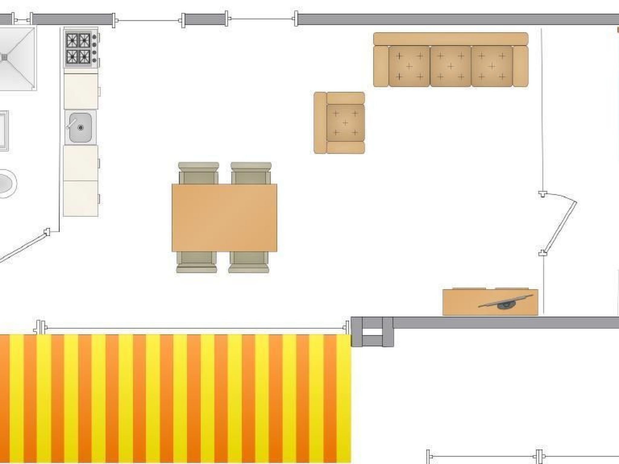 Schönes Ferienhaus Strandopgang in Julianadorp-Inside