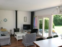 Vrijstaande bungalow met haard en omheinde tuin, 1,5 km van zee, Den Burg - thumbnail 5