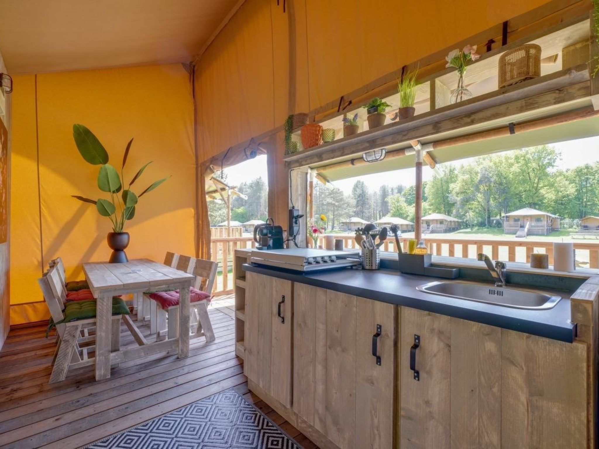 De Glamping - Sunny Trio | 14p - Draußen