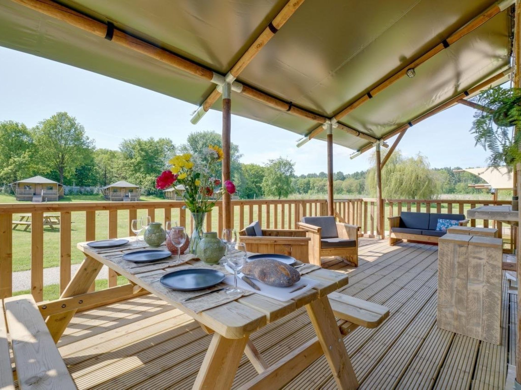 De Glamping - Sunny Trio | 14p - Draußen