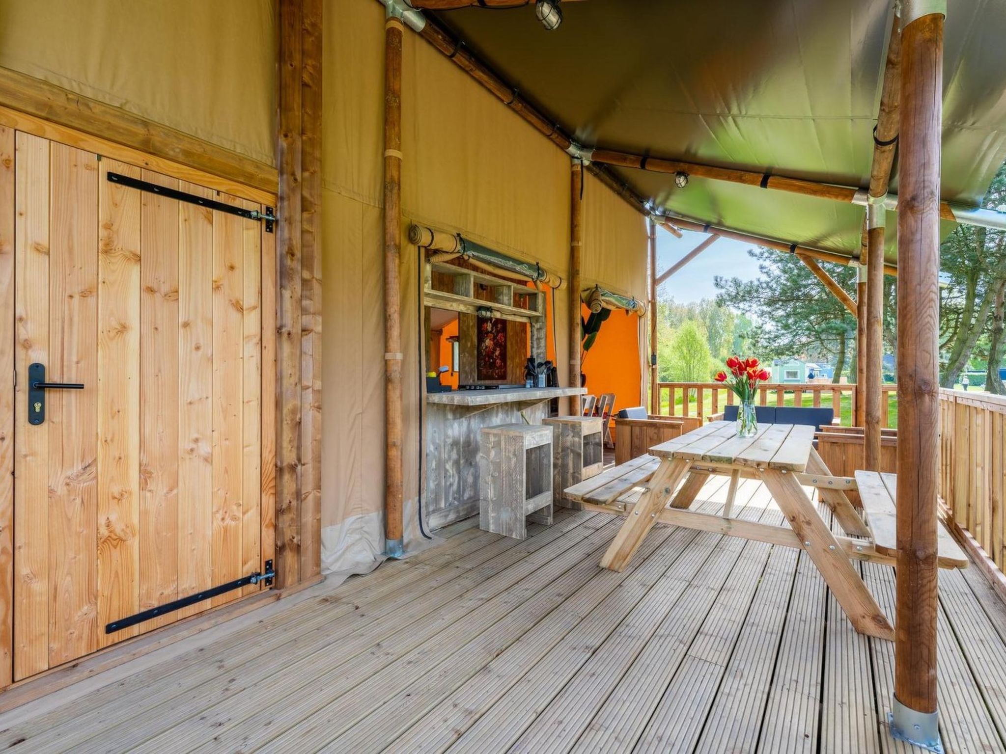 De Glamping - Sunny Trio | 14p - Draußen