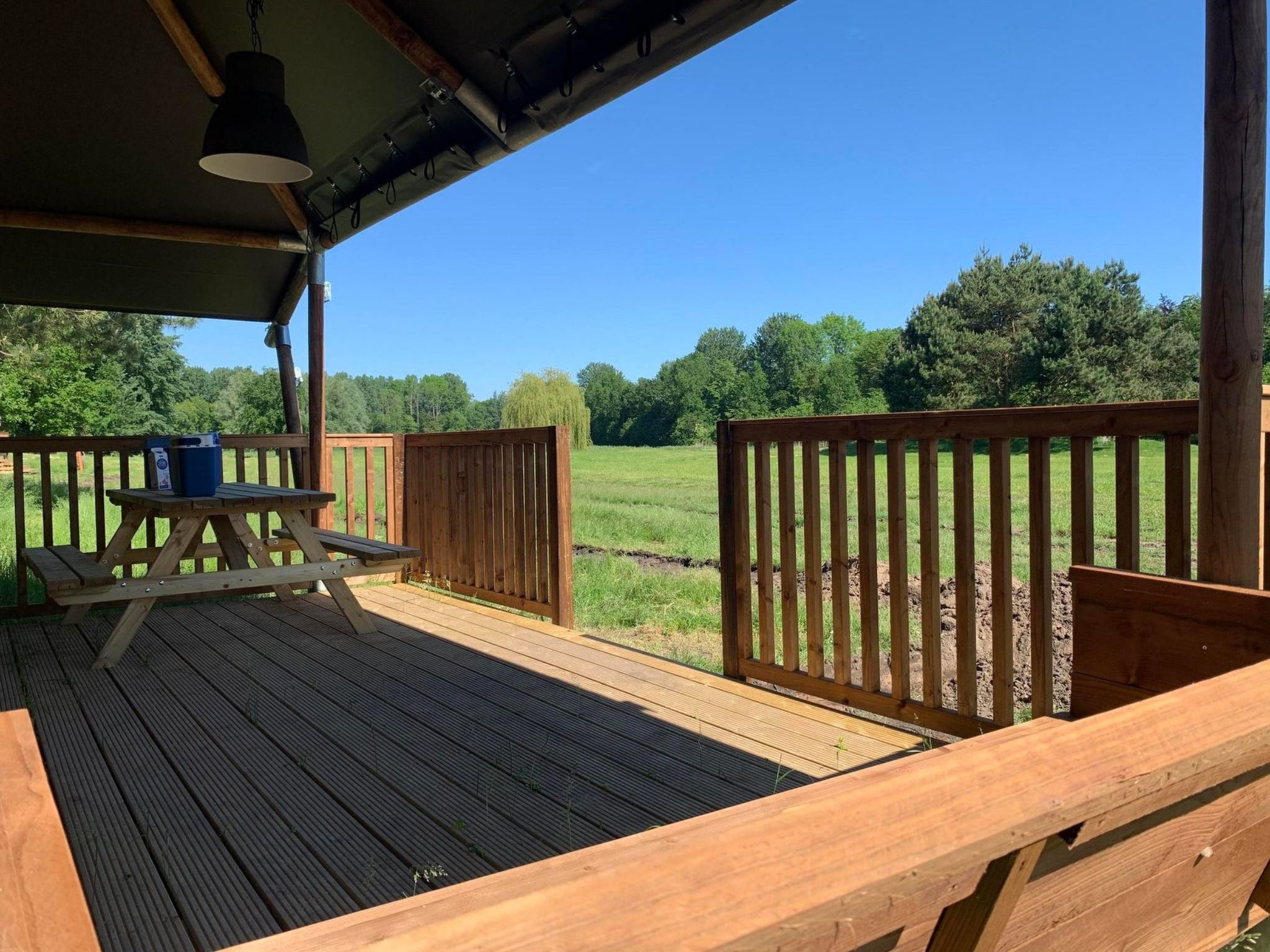 De Glamping - Duo Lodge | 12p - Buiten