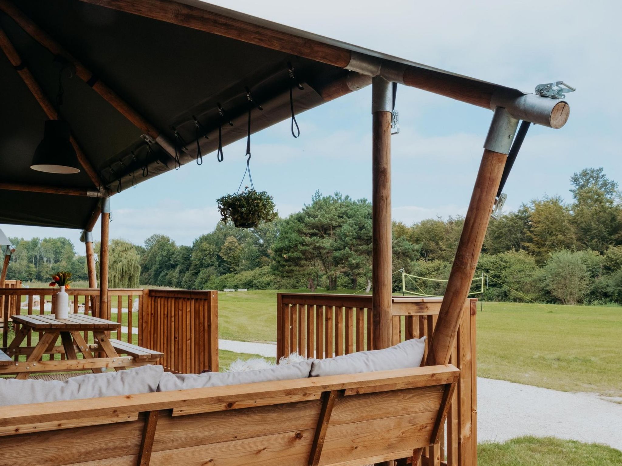 De Glamping - Duo Lodge | 12p - Buiten