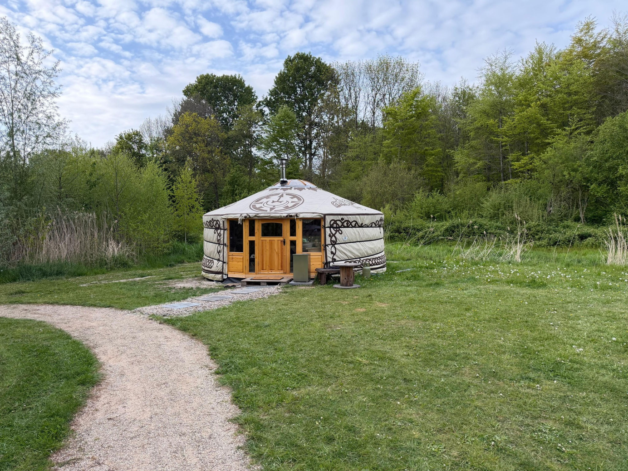 De Glamping - Yurt | 3p - Binnen