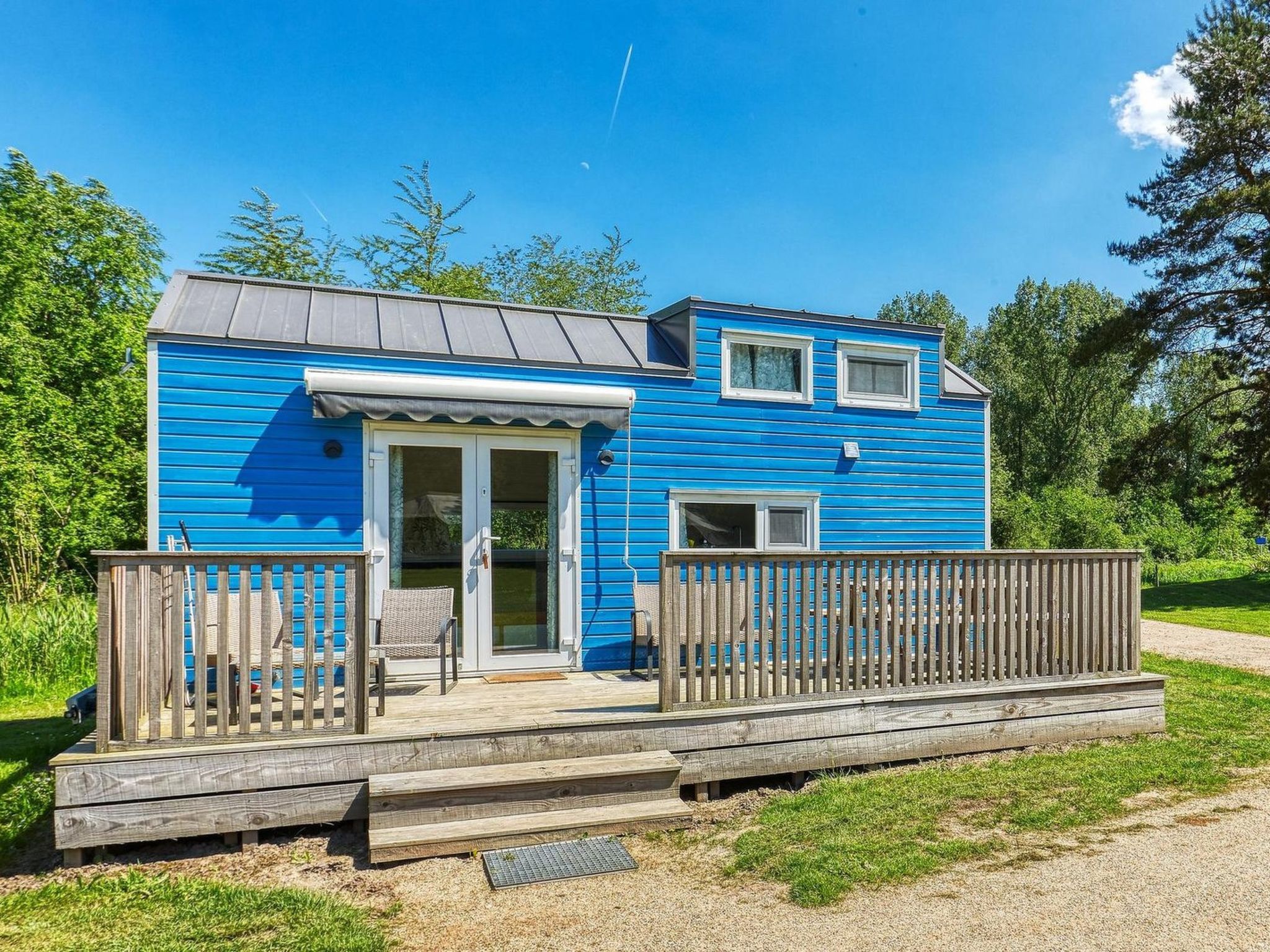 De Glamping - Blauwe Tiny House | 6p