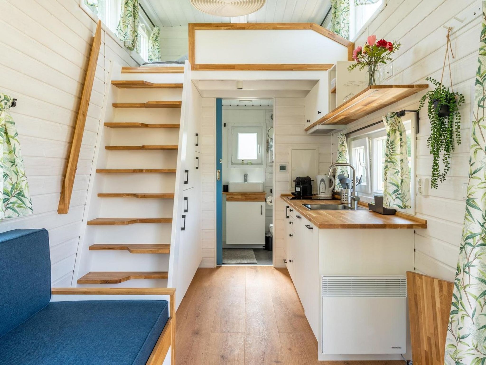 De Glamping - Blauwe Tiny House | 6p