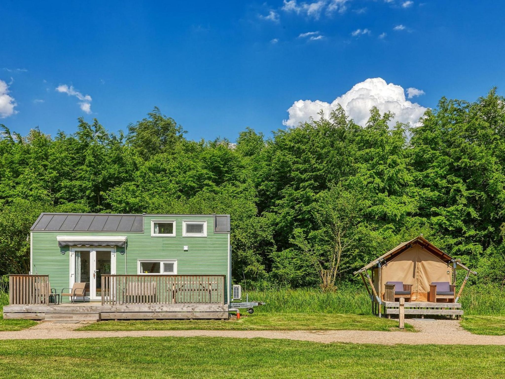 De Glamping - Tiny Safari Groen | 8p