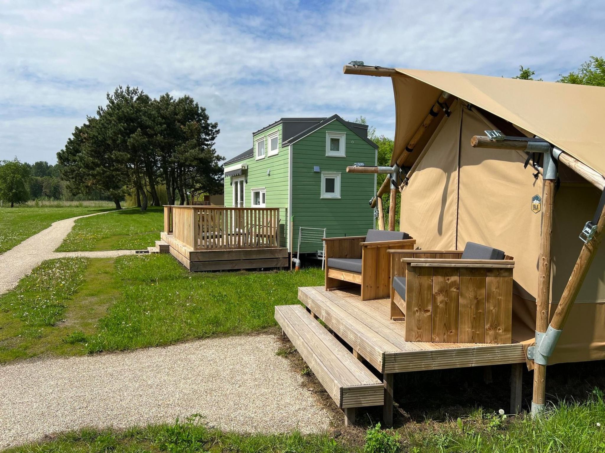 De Glamping - Tiny Safari Groen | 8p