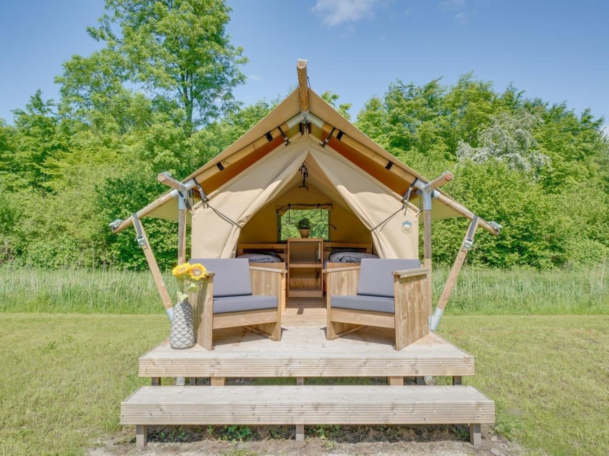 De Glamping - Tiny Safari Groen | 8p
