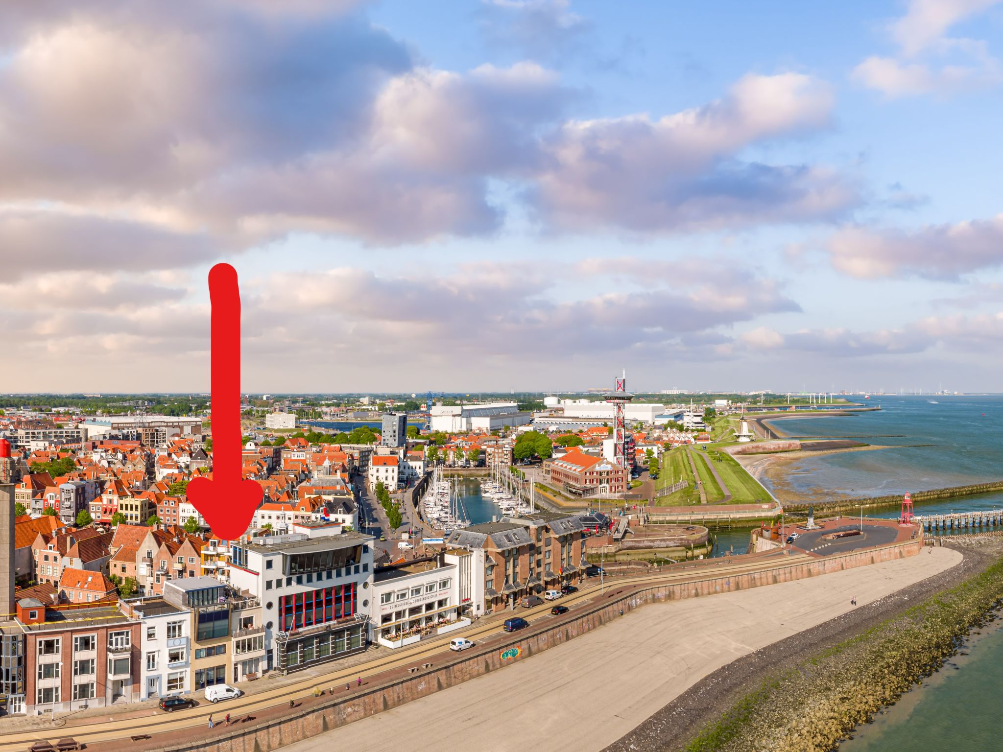 Studio-Wohnung 'Studio Zeezicht'-Dedans