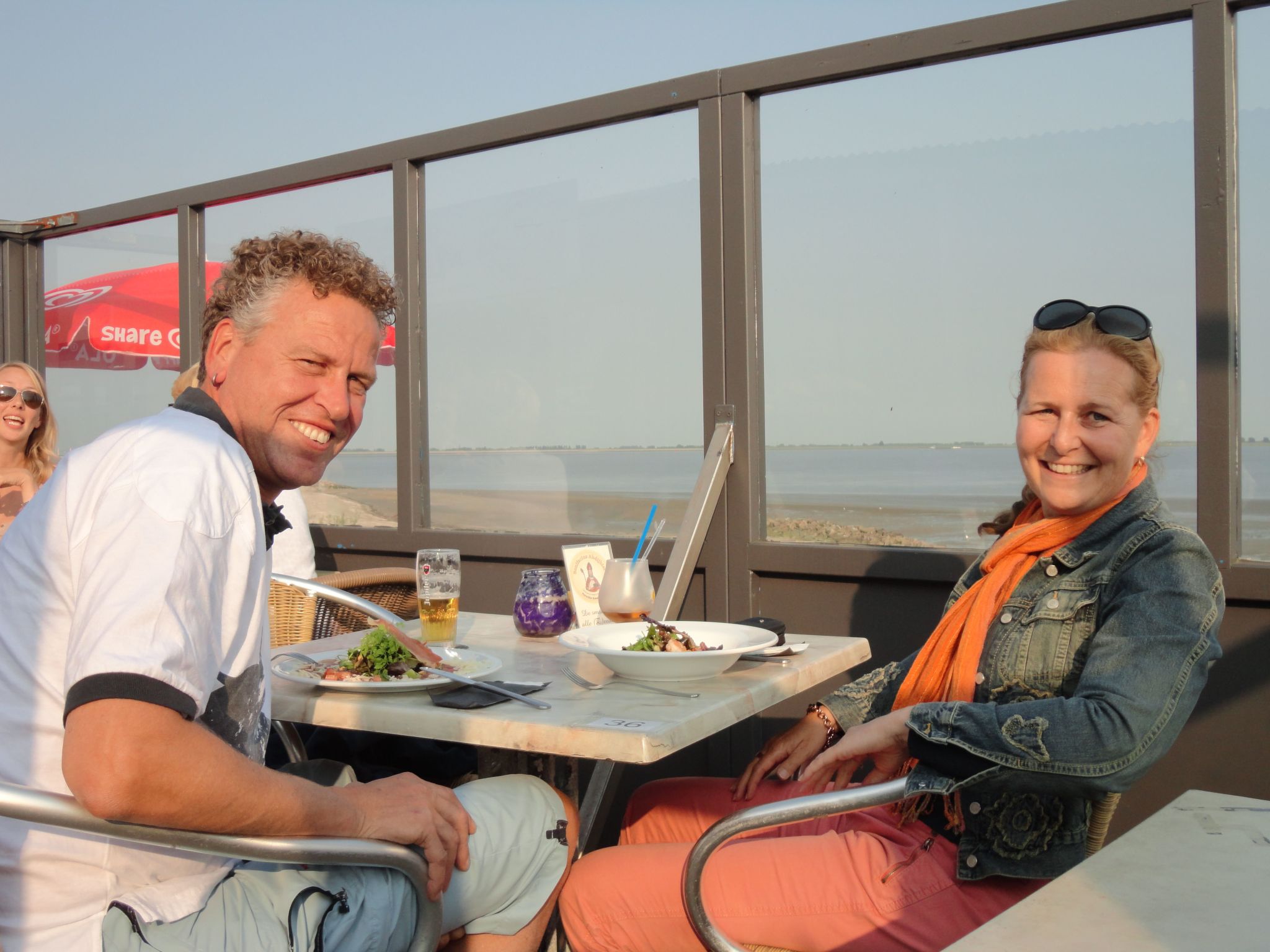 Wohnung met terras-Draußen