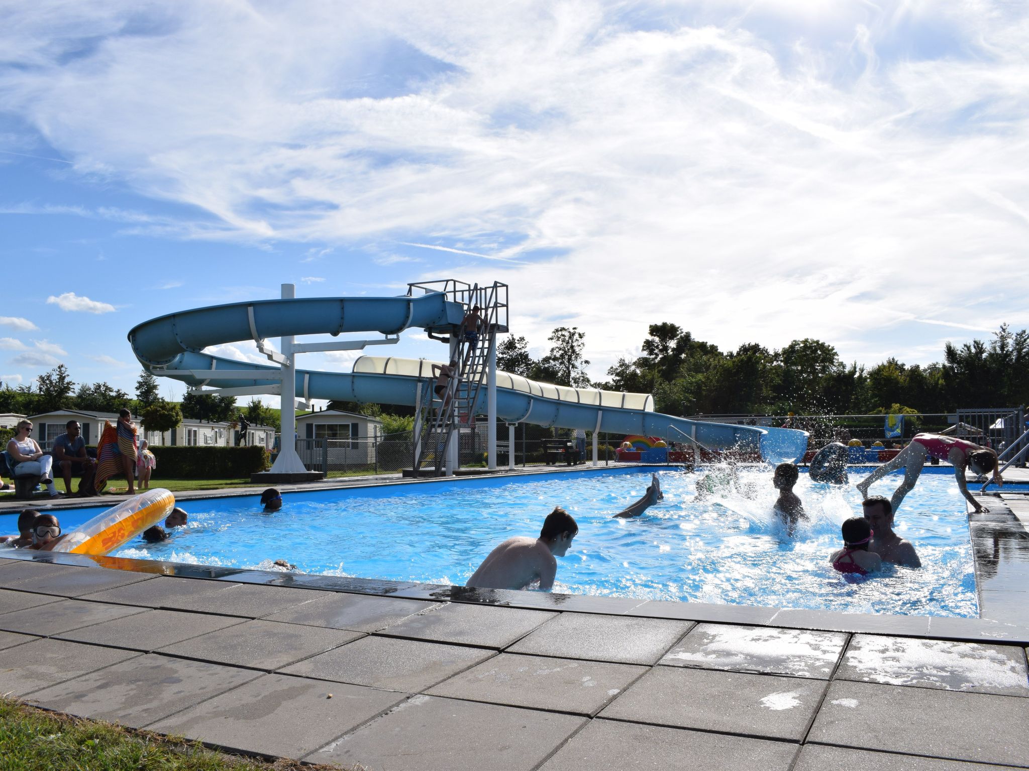 Mobilheim Budget 6p auf dem Campingplatz Scheldeoord-Draußen