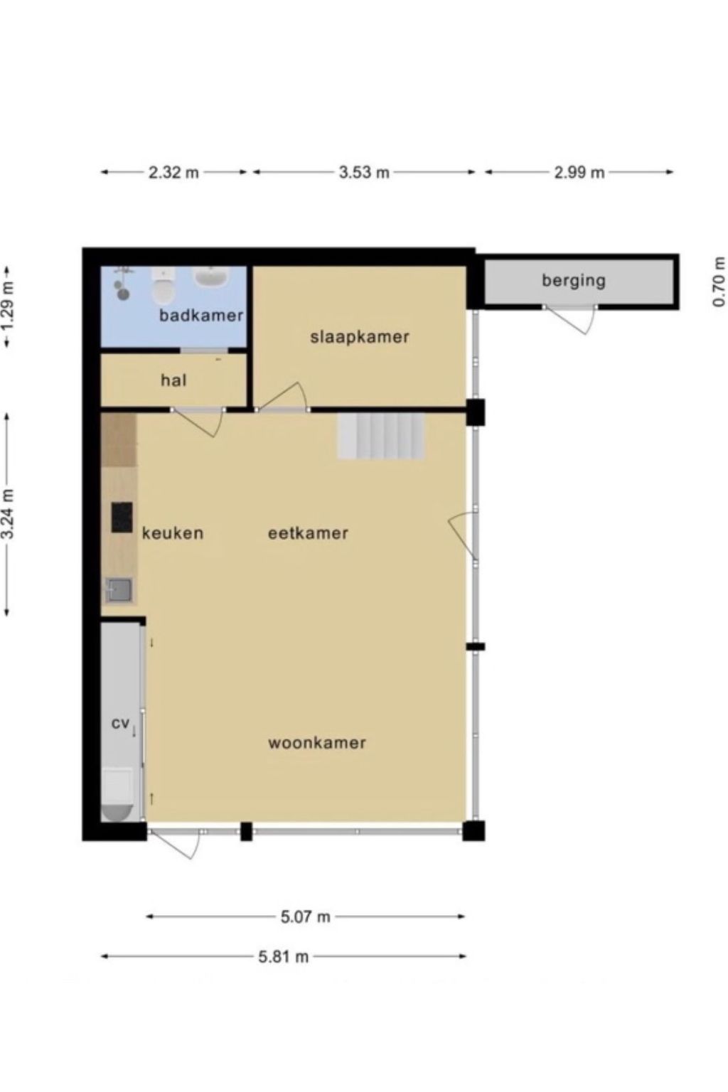 In Stavenisse mit gemütlicher Terrasse-Dedans