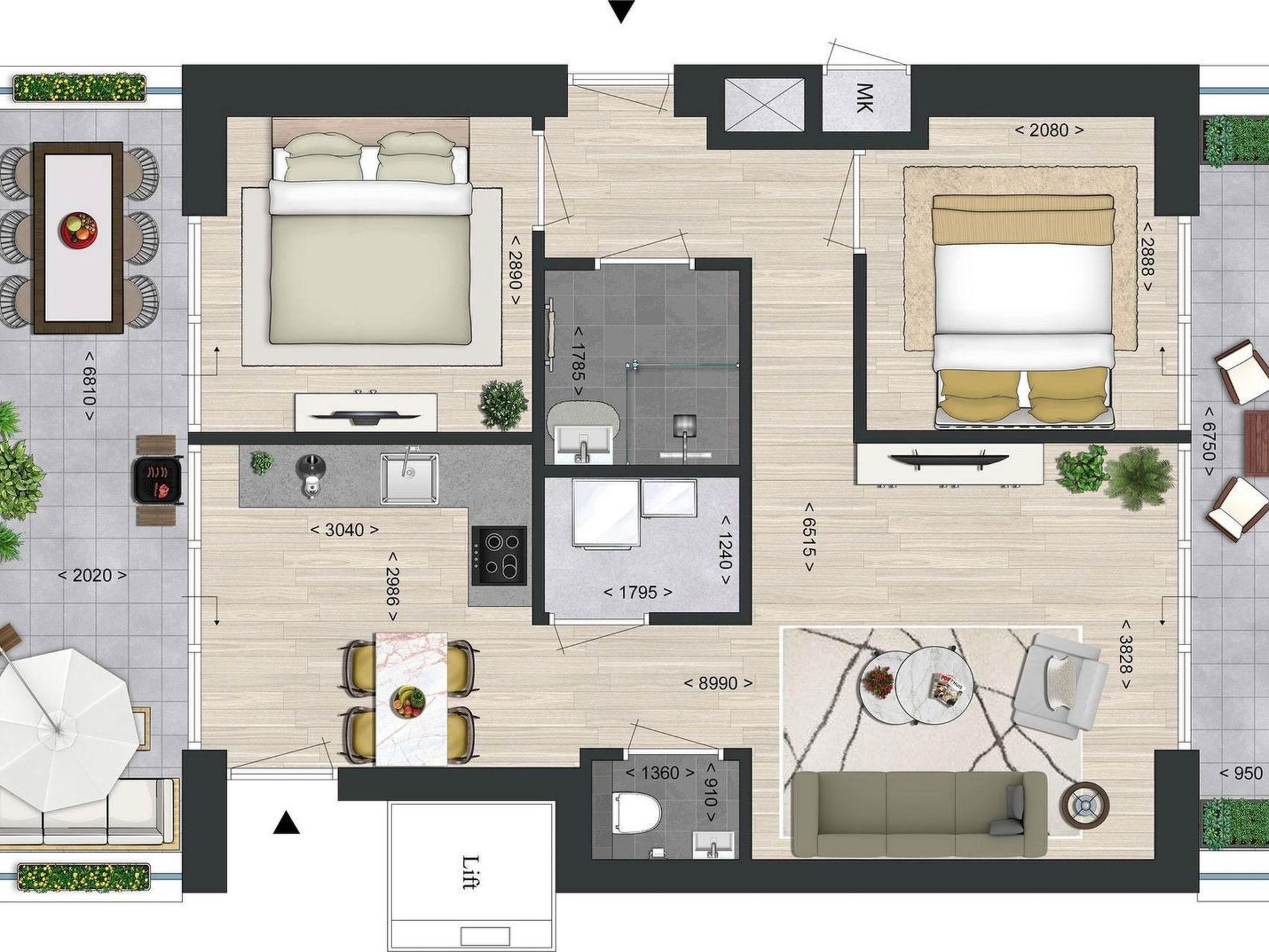 Oasis Oceani - Binnen