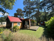 Gezellig boshuisje met tuin en zwembad op Bospark Wolfsven - thumbnail 1