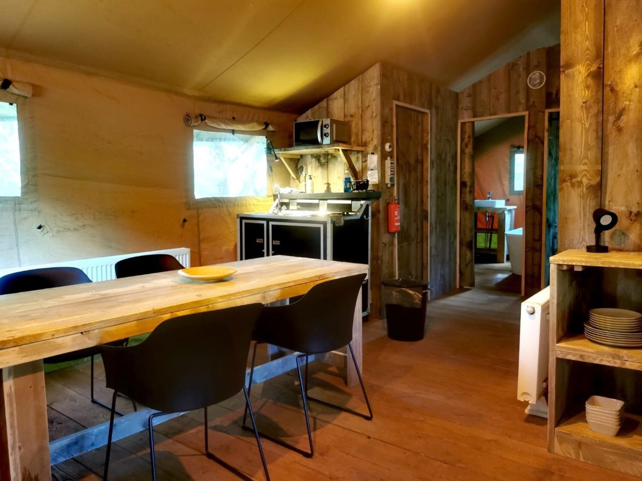 Outdoors Holten - Glamping tent bad