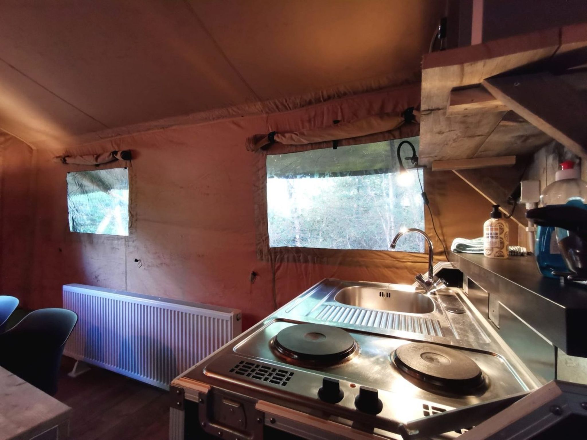 Outdoors Holten - Glamping tent bad - Buiten
