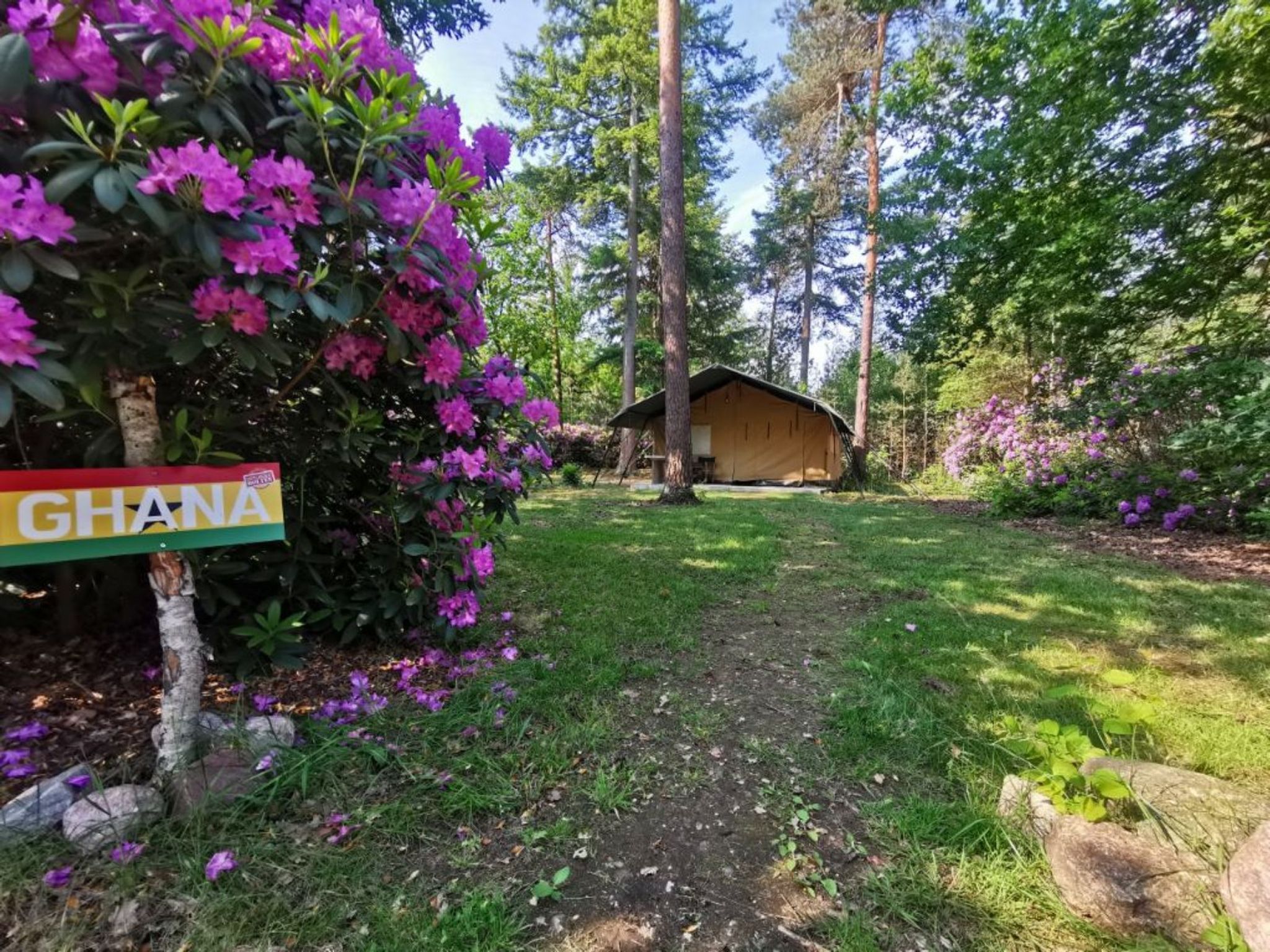 Outdoors Holten - Romantic Safaritent bad - Buiten