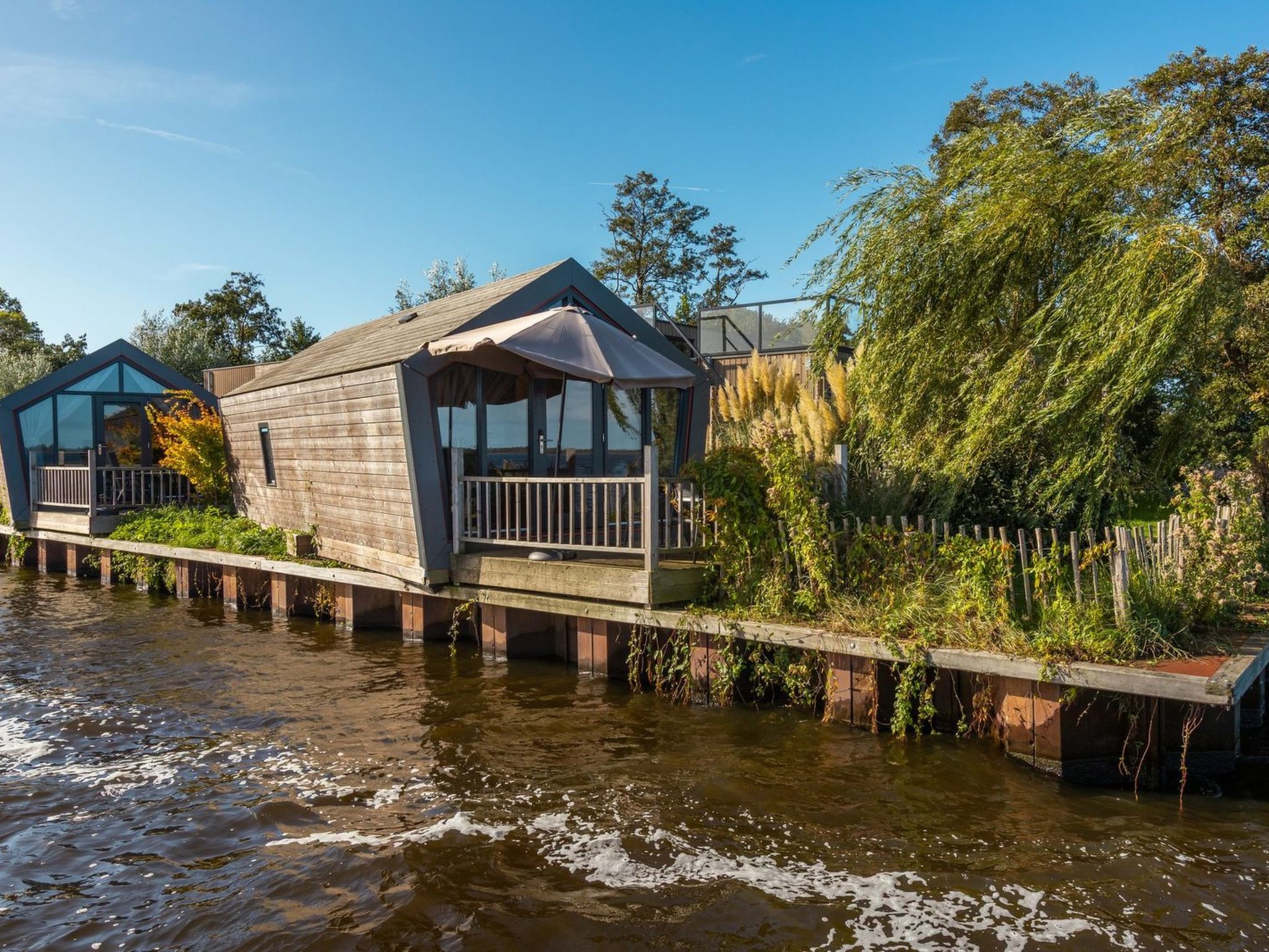 De Wiedense Meren - Tiny House Havenzicht | 4p - Draußen