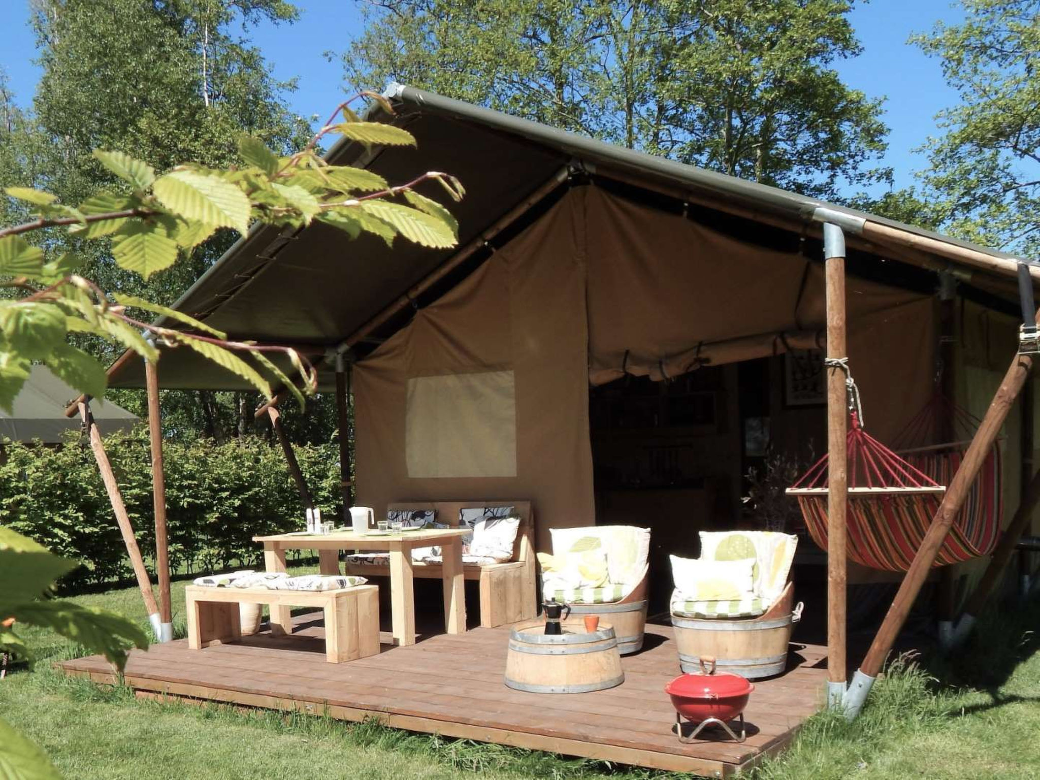 Kampari - Luxe Safaritent - Toscane - Drinnen