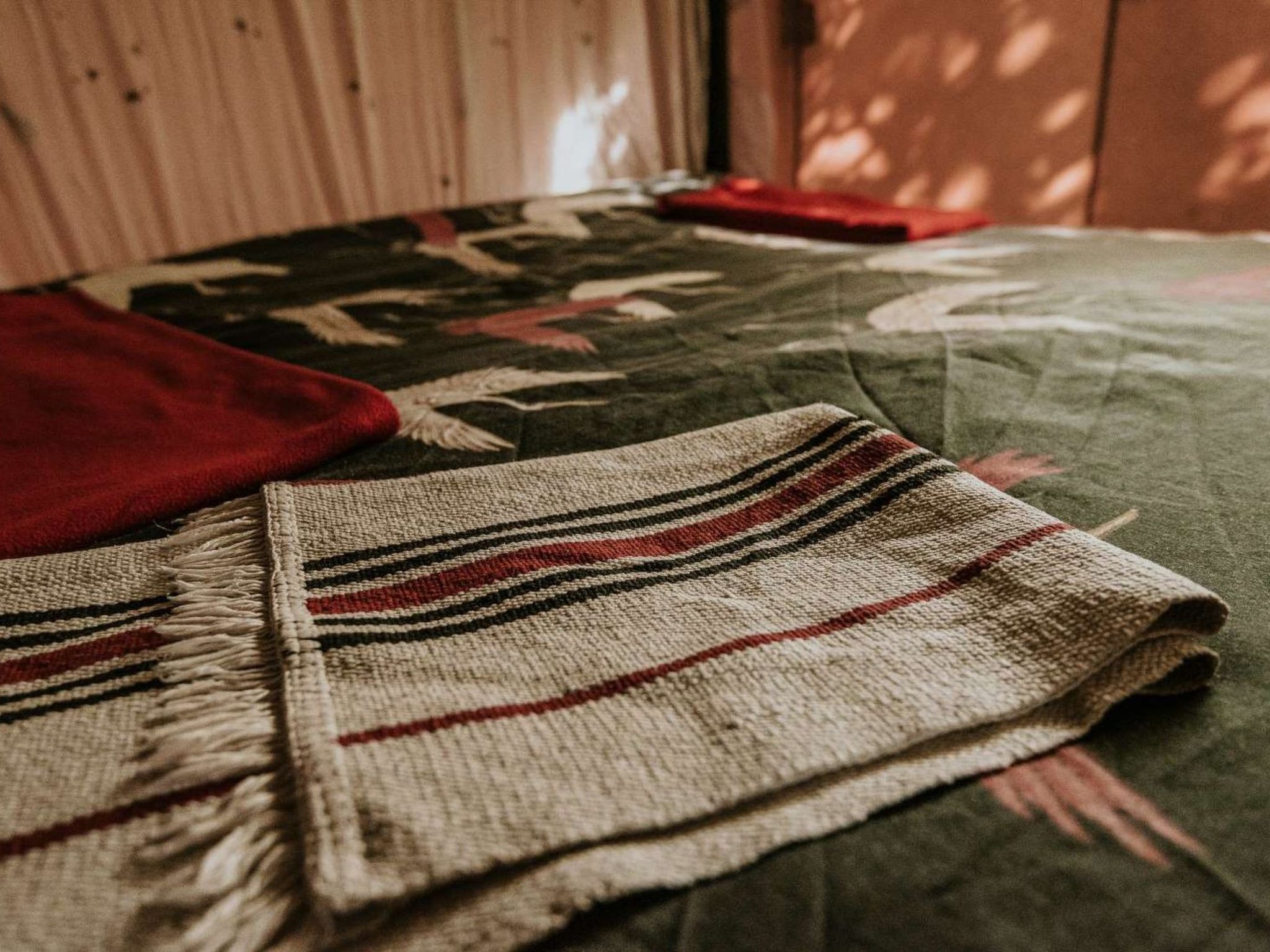 Kampari - Luxe Safaritent - Kraanvogel - Buiten