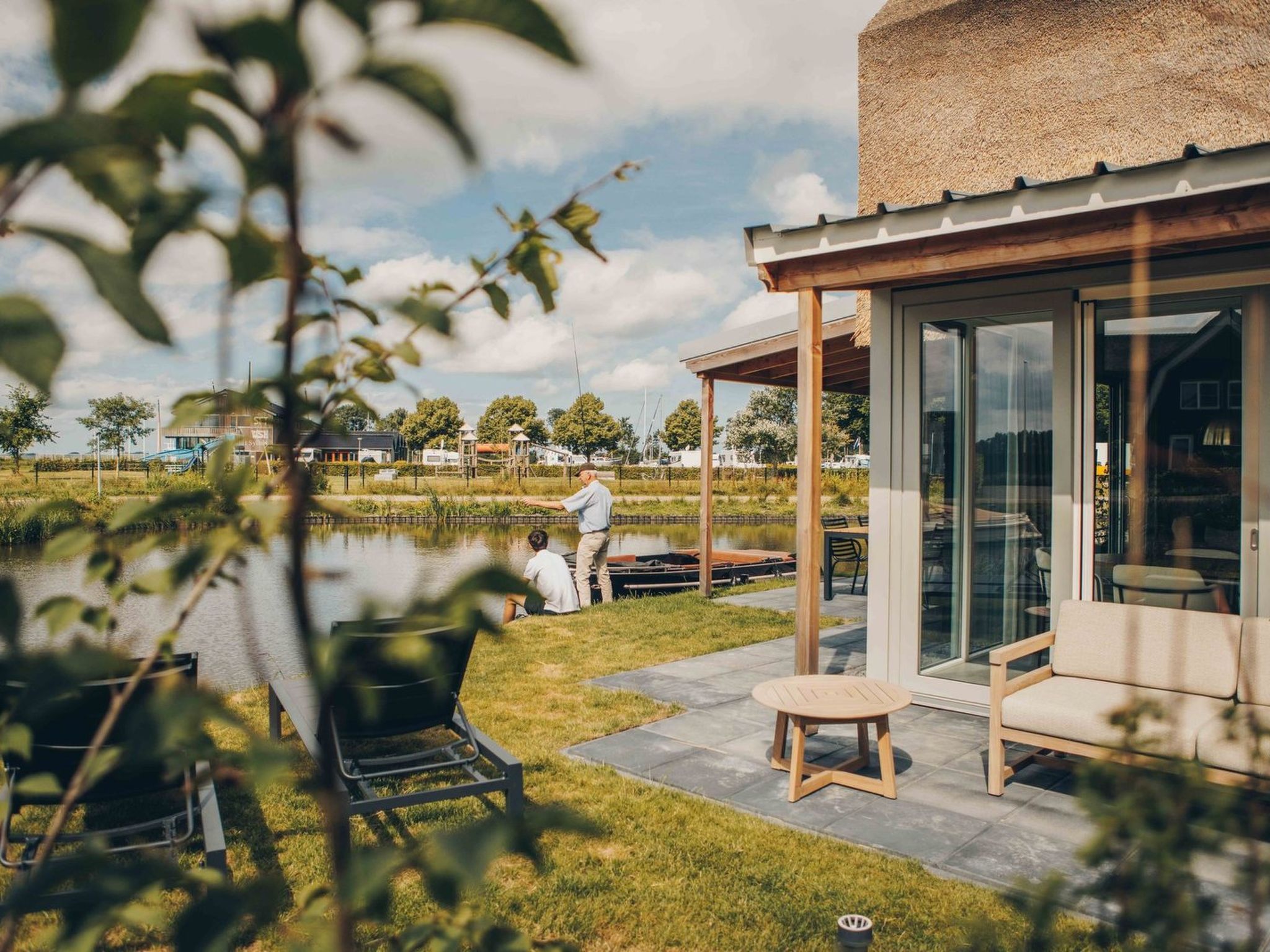 Parc Pharshoeke - Watervilla sauna | 6p - Dehors