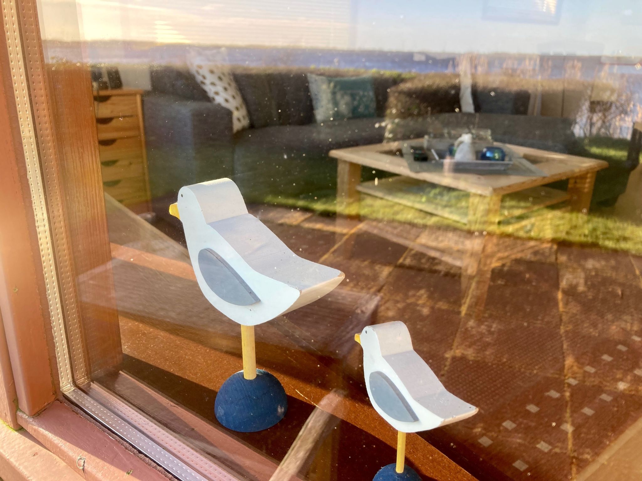 Haus Sonnenschein mit Blick auf das Lauwersmeer-Drinnen