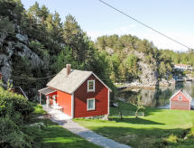 Laksevågen: Authentiek vissershuis aan het fjord in Sunnhordland, Noorwegen - thumbnail 1