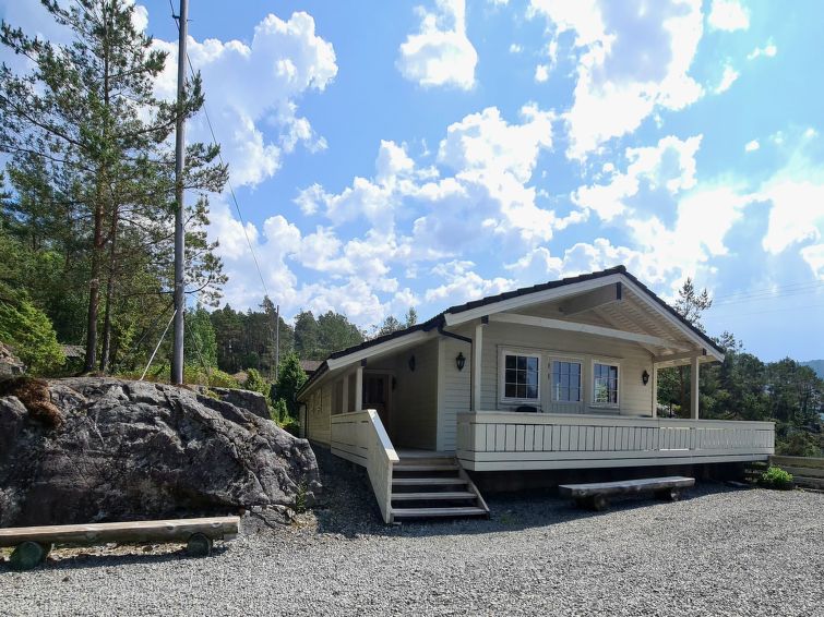 Vrijstaand vakantiehuis in Hebnes aan zee en de piste