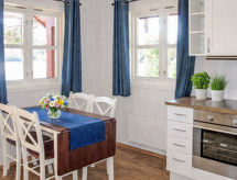 Houten huis Risdalbu direct aan meer in Mykland, Noorwegen - thumbnail 4