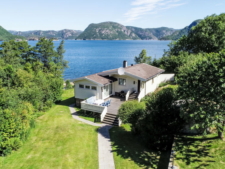 Sauna en rust aan zee in vakantiehuis Åptafjorden, Farsund in Farsund