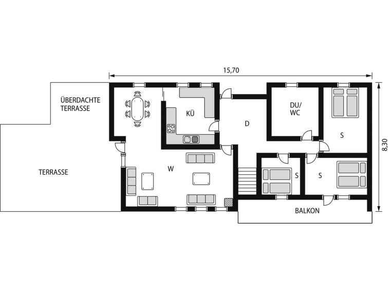 Casa de Vacaciones Villa Syltebær (FJS283)