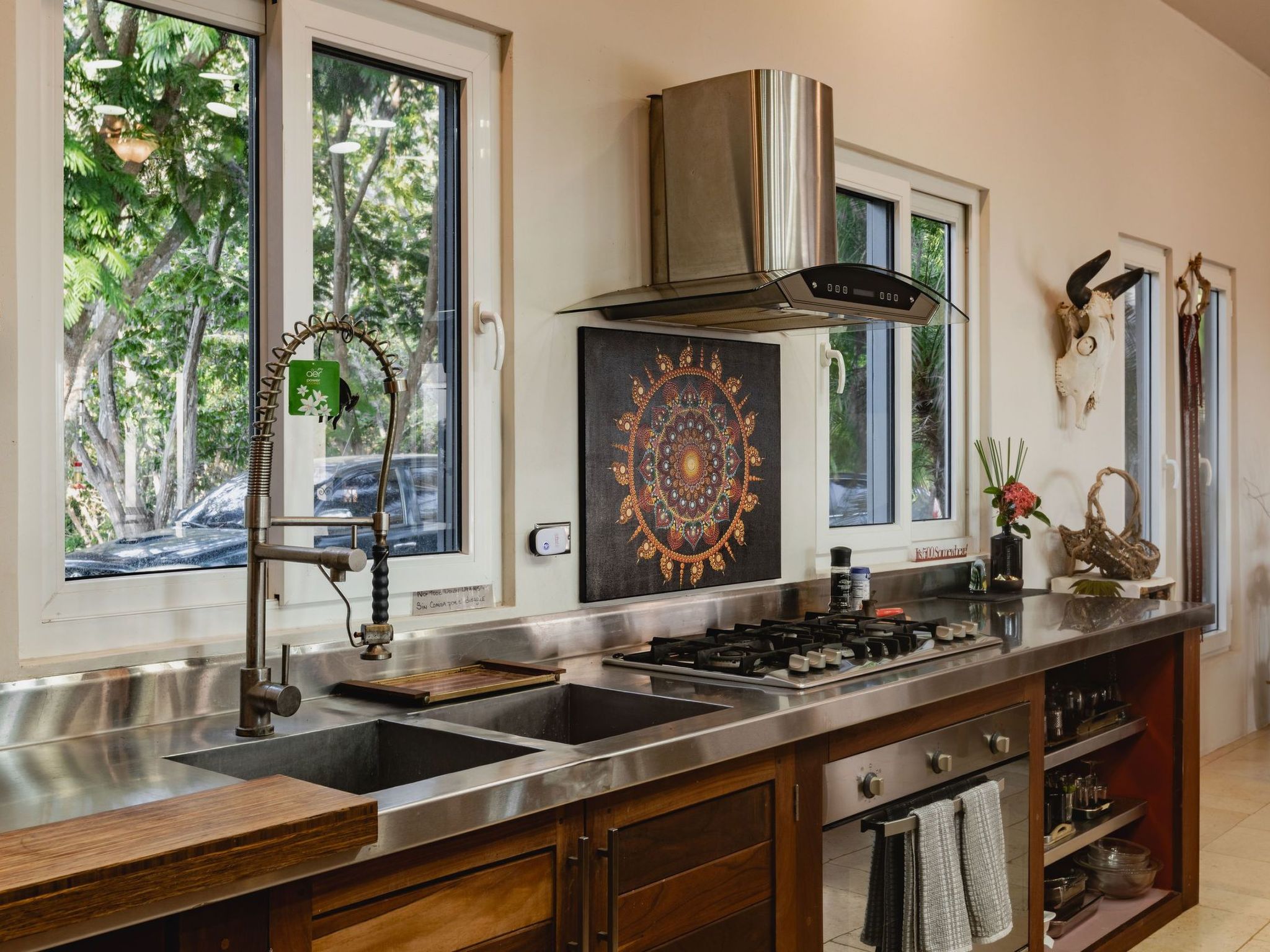 Maison La Hacienda Ojo de Agua Private Villa mit Meerblick und Pool * 8 Erwachsene – Cuisine et coin repas, photo 30 sur 64