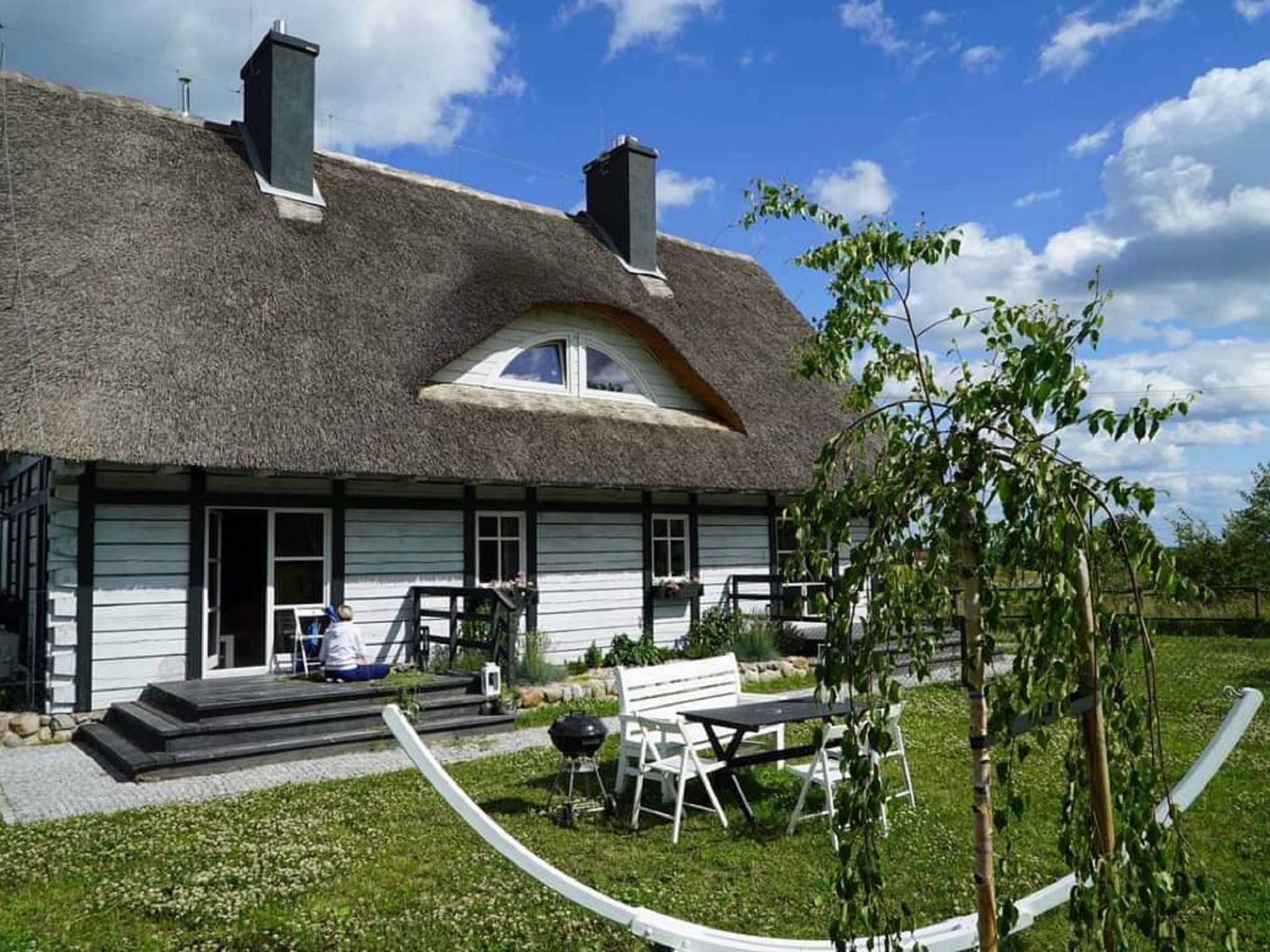 Ferienhaus mit umzäuntem Garten in Sorkwity (Polen) und 1 Hund erlaubt