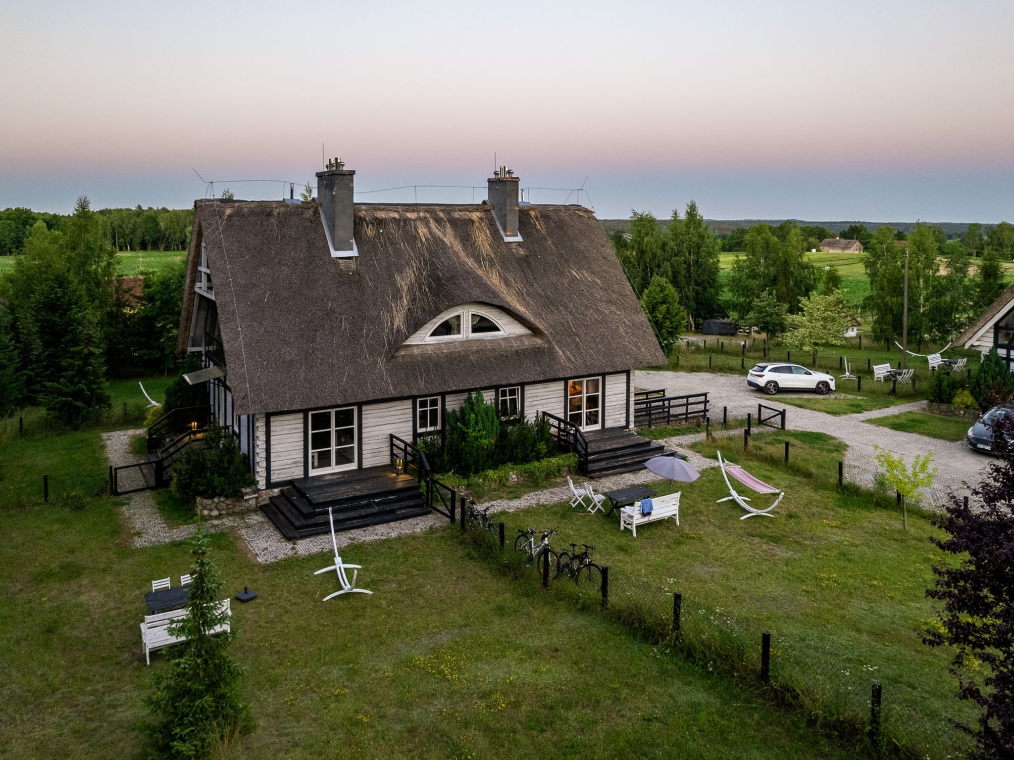 Ferienhaus mit umzäuntem Garten in Sorkwity (Polen) und 1 Hund erlaubt